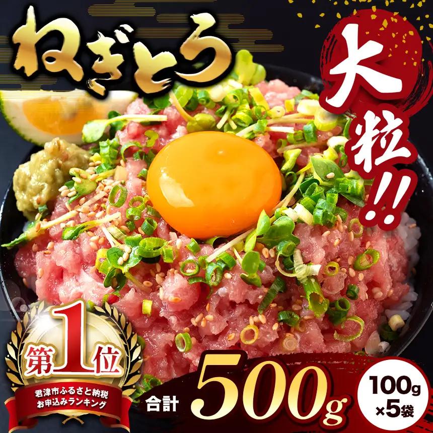 ねぎとろ 500g（100g×5袋） 小分け スピード発送 | 清幸丸水産 最短7日以内発送