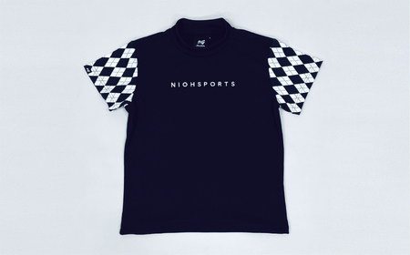 【2025年春新発売】マイクロタフレッチ レディース アーガイルモックネックシャツ/ブラック/LLサイズ ゴルフウェア ゴルフ レディース アーガイル柄 モックネック 黒 おしゃれ コーデ【124015】