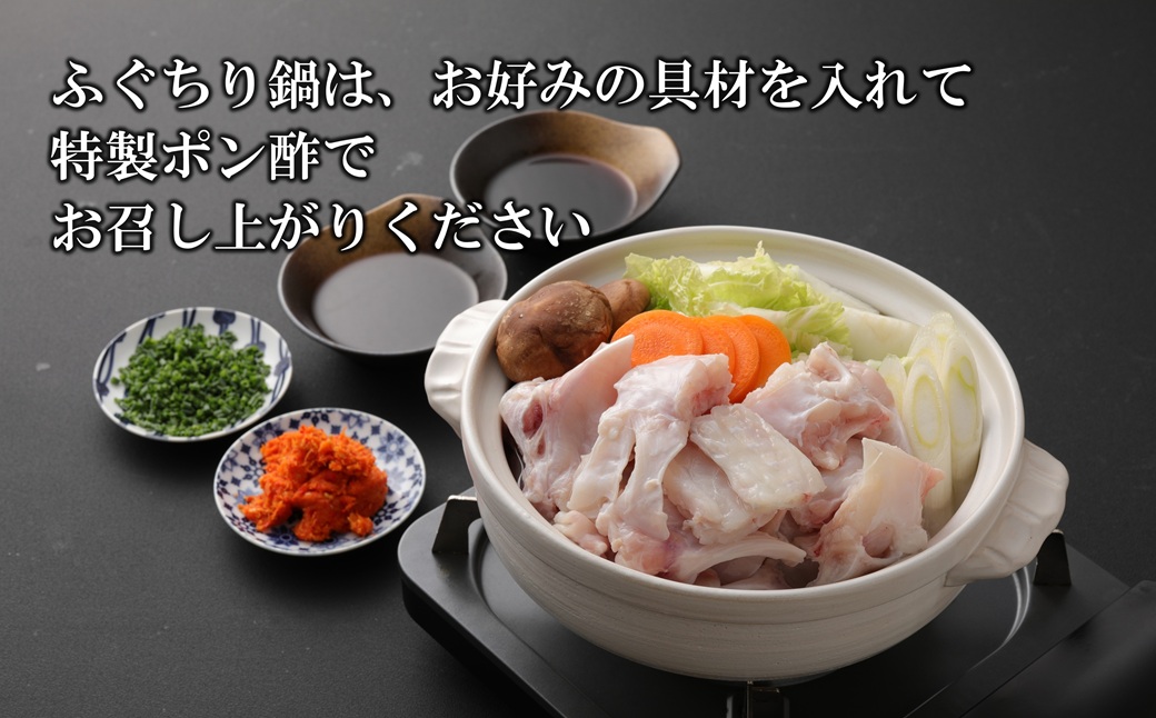 臼杵トラフグ刺しふぐ鍋セット（3人前）［冷蔵］ふく亭別館・高島水産 年末年始配送可