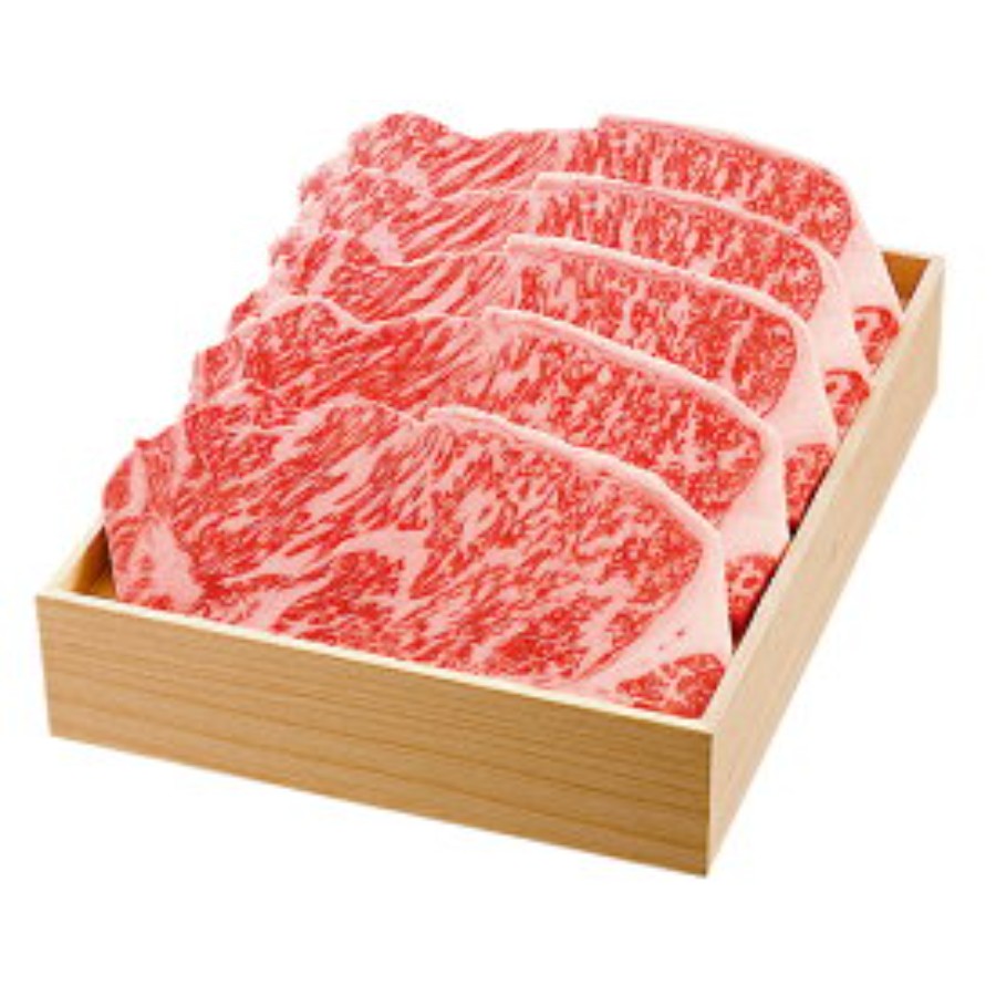 ＜柿安本店＞柿安牛「国産黒毛和牛」ステーキ用（サーロイン）200gx5（計1kg）