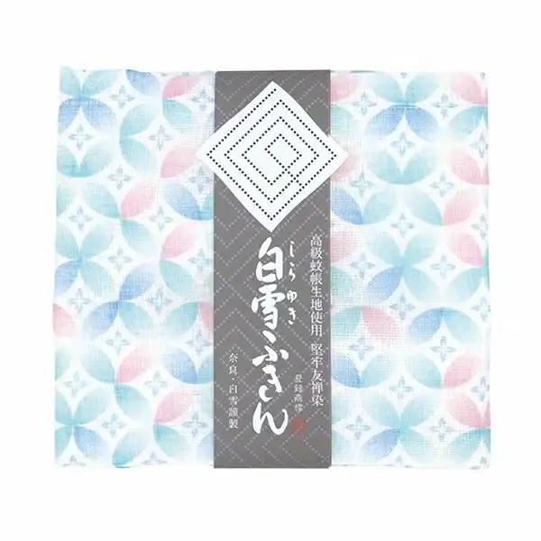 白雪友禅ふきん3枚セット（七宝柄3色）【ksy05】