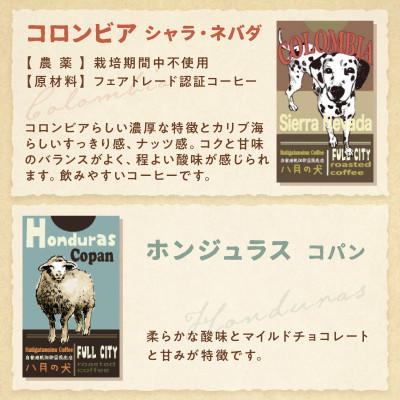 ふるさと納税 京丹後市 【栽培期間中農薬不使用】自家焙煎コーヒー豆 お試しセット(200gx3種)<豆のまま> 小分け |  | 02