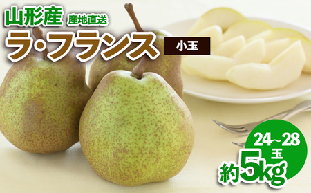 山形産 小玉ラ・フランス 約5kg FZ23-588