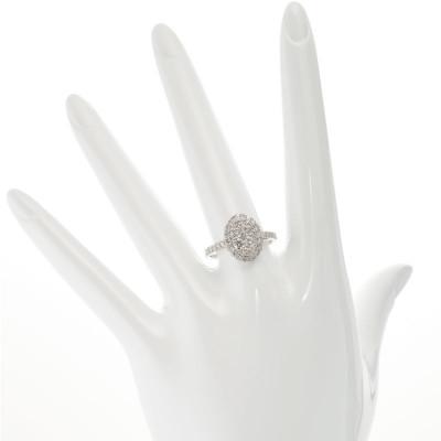 ふるさと納税 泉佐野市 ARC-EN-CIEL　PTダイヤ1ctオーバル形 リング【鑑別書付き】サイズ『10号』J003-1 |  | 01