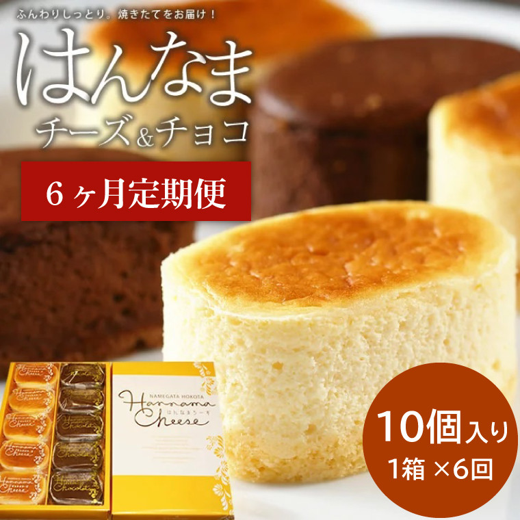 
                  【6回定期便】はんなまチーズ5個・はんなまちょこ5個(H-31)
                