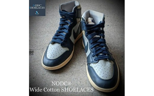 
            NODC Wide Cotton SHOELACES ３セット
          