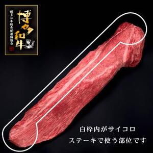 【訳あり】 博多和牛ヒレ サイコロステーキ 600g×1パック