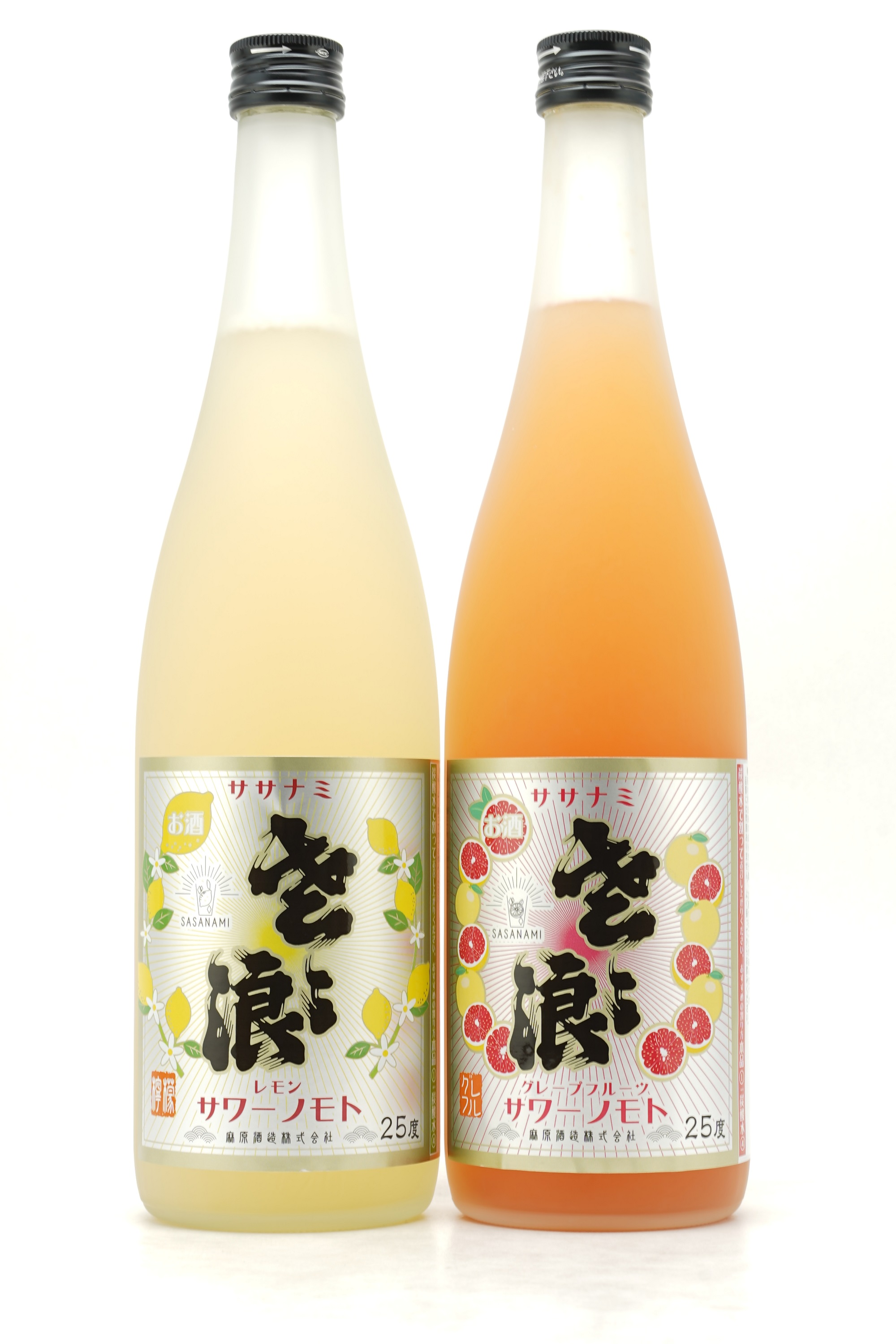 麻原酒造　ササナミサワーノモト飲み比べ　720ml　2本セット