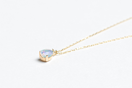 【L&Co.】K10 カットオパールネックレス(63-8150)