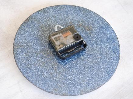 Kenichi Kondo　七宝じかん 七宝文字盤Ｍ（壁掛け時計セット・白地に青文字）