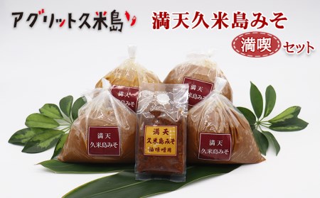  味噌【アグリット久米島】満天久米島みそ満喫セット 米麹 米味噌
