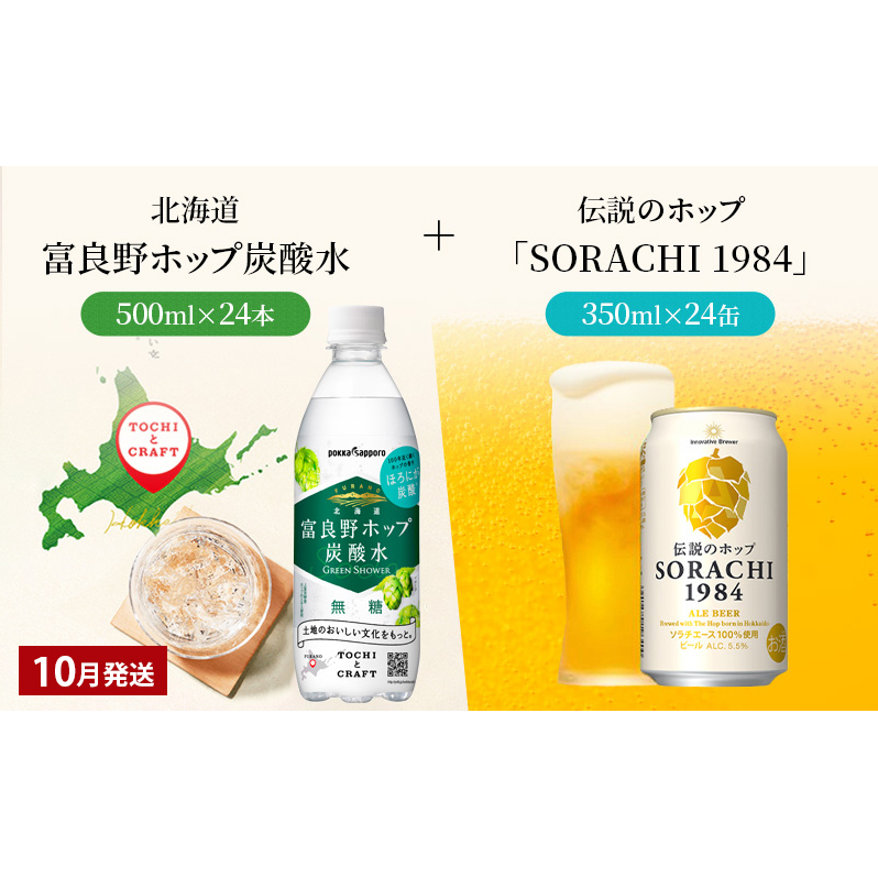 北海道上富良野 容量満足ボリューム定期便 メロン 豚 ホルモン サガリ 炭酸水 ビール_イメージ5