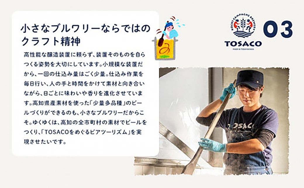 高知のクラフトビール「TOSACO」ぶんたんとゆずのビール6本セット