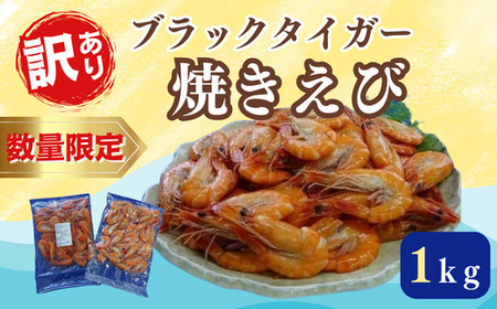 数量限定 訳あり 業務用 焼きえび （しお味） 1kg （500g×2袋） AF04-FN