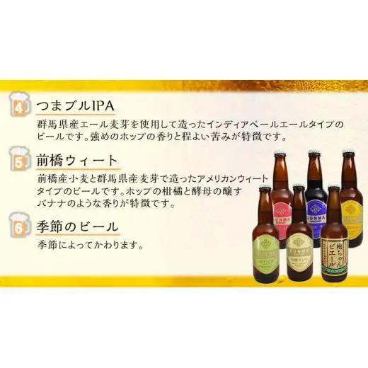 【 のし対応 】 群馬麦酒 6本 セット ＜季節の ビール ＞ 330ml 嬬恋高原ブルワリー [AA006tu]