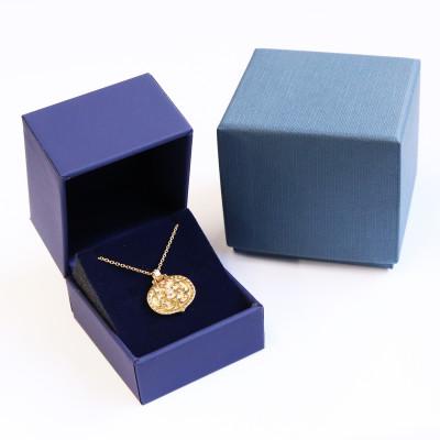 ふるさと納税 山梨県 【Do_goods】 古墳時代の造形美 『心葉形杏葉』 ダイヤモンド ネックレス 659-871-D |  | 03