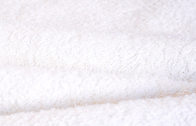 毛羽落ち軽減！フェイスタオル6枚オフホワイト G2041