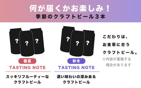 長濱浪漫ビール 定番3種と季節のクラフトビール3本 計6本セット[AQBX110]クラフトビール