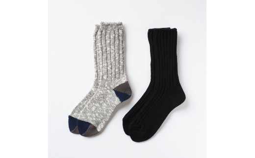 
014SOUKI SOCKS Puffy・Woodyソックスセット/Sサイズ ///靴下 くつした ソックス くつ下 足元 レディース 婦人 メンズ 紳士 おしゃれ シンプル カジュアル 肌触り ふっくら 日本製 奈良県 広陵町
