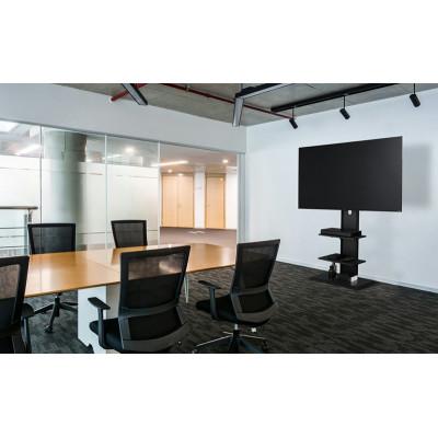 ふるさと納税 大河原町 スタンドテレビ台ブラックオーク ハイタイプ  アイリスオーヤマ65型65インチ[53752822] |  | 03