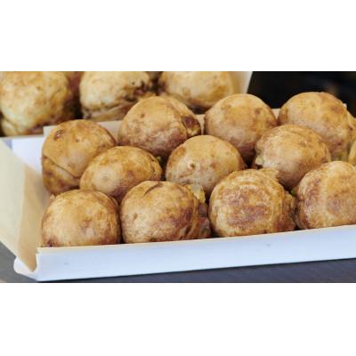 ふるさと納税 南知多町 名古屋風手焼き醤油たこ焼き20コ!カツオ味と昆布味を半分ずつ食べ比べセット【篠島産蛸使用】CAS冷凍 |  | 02