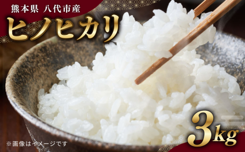 【先行予約】 【令和7年度産】 熊本県八代市産 米 ヒノヒカリ 3kg お米 白米 精米 【2025年11月上旬より順次発送】