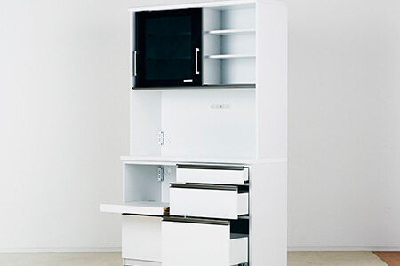 オープンボード 140cm幅 ルッツ【諸富家具】：C566-001