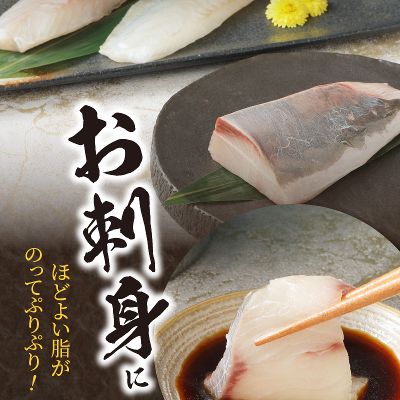 【訳あり】日向灘活〆ﾛｲﾝお刺身3種の食べ比べ計470g以上 N124-YZB059_イメージ2