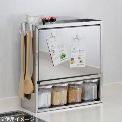 ふるさと納税 三条市 スパイスラック4杯 キッチン用品 ステンレス キッチン収納 [株式会社オビタス]【024S023】 |  | 01