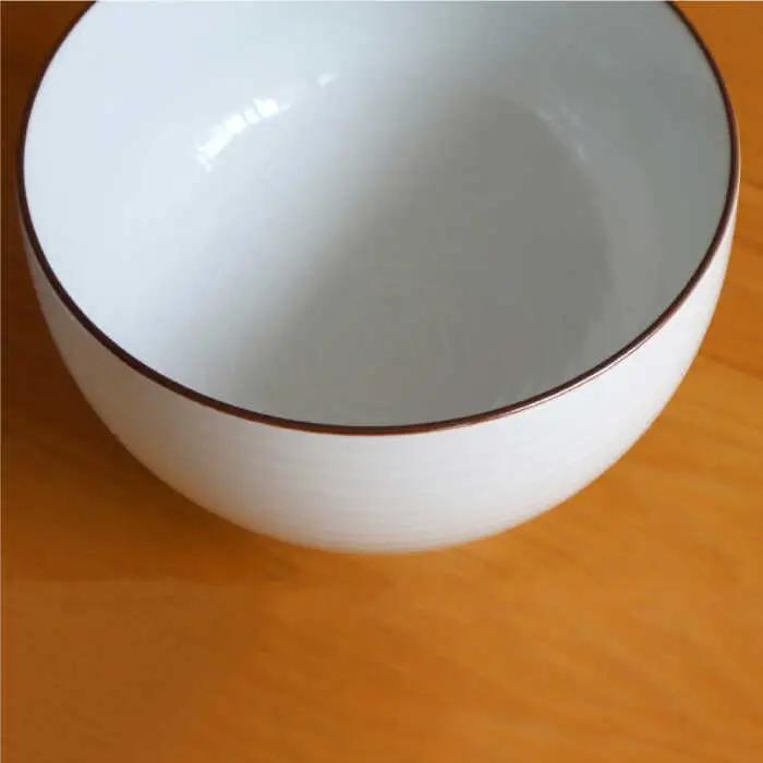 【白山陶器】【定番のシリーズ】白磁千段6寸深めん丼 2ピースセット 食器 皿 【波佐見焼】[TA111] 波佐見焼