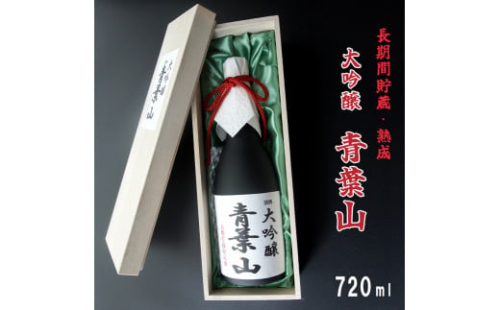 地酒 大吟醸酒 35磨き 青葉山 長期間貯蔵・熟成 720ml 1本 日本酒 熨斗 贈答 熨斗 御歳暮 お歳暮 ギフト 池田酒造 お酒 アルコール 熟成酒 大吟醸 京都 舞鶴 酒 地酒