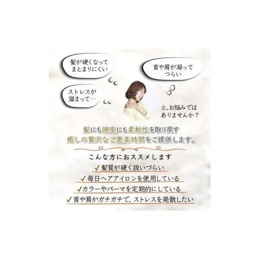 髪も頭皮もやわらかな癒しでご褒美タイムご利用券 ヘッドスパ 酵素トリートメント 高濃度酸素水 所要時間90分 髪質改善 ヘアケア 髪の柔軟剤 トリートメント ダメージヘア ストレス解消 肩こり改善 リ