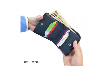 財布 2つ折り 本革 オーク ブラウン 財布