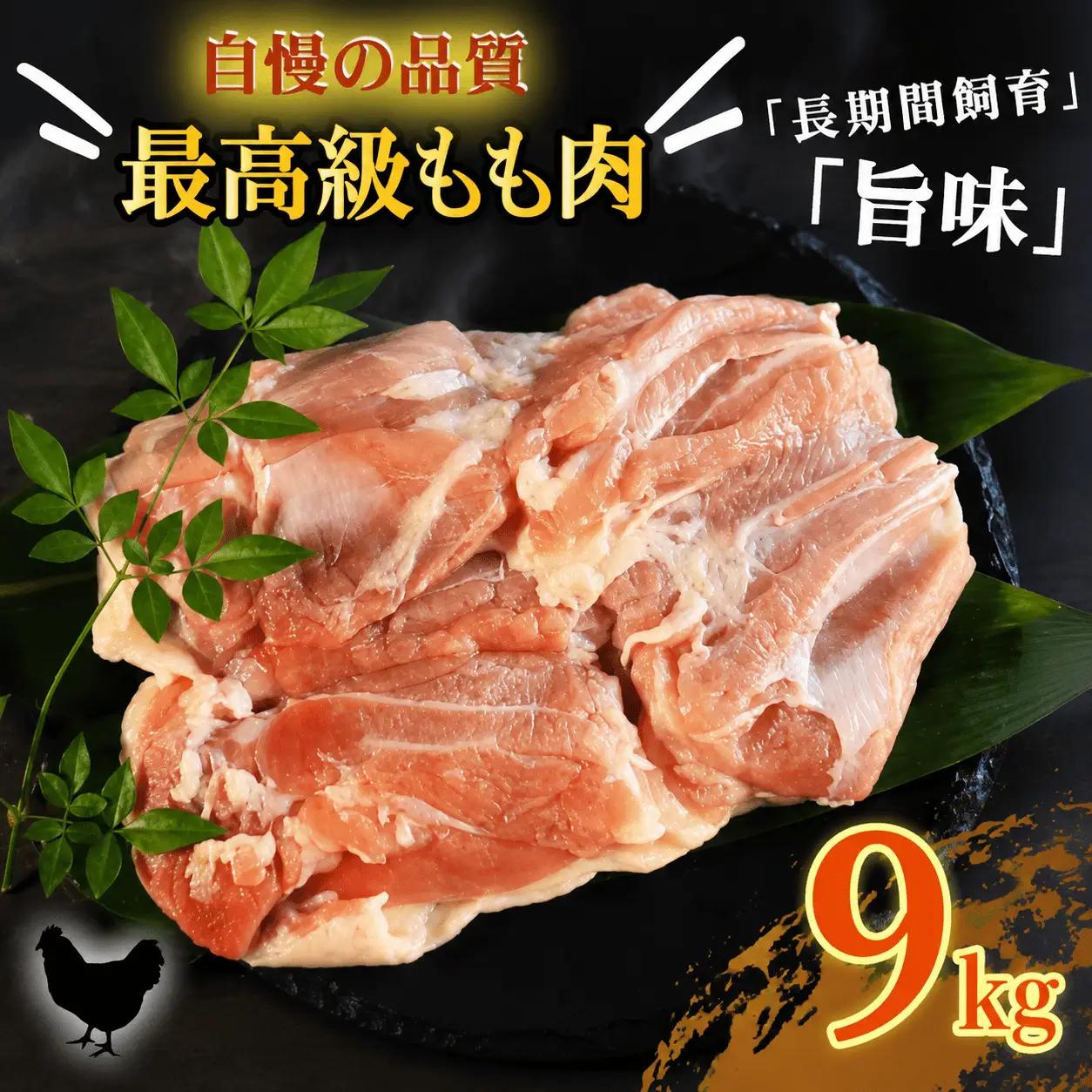 地鶏 愛媛 媛っこ地鶏 もも肉 約9kg 