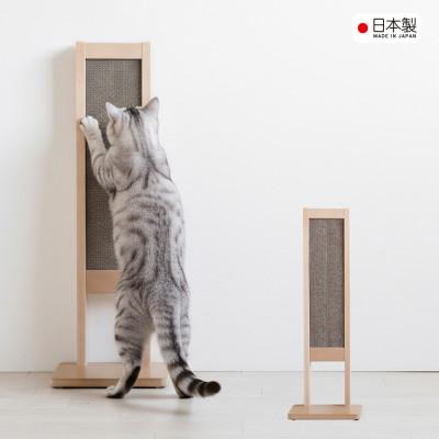 ふるさと納税 南砺市 「木製 爪とぎスタンド」