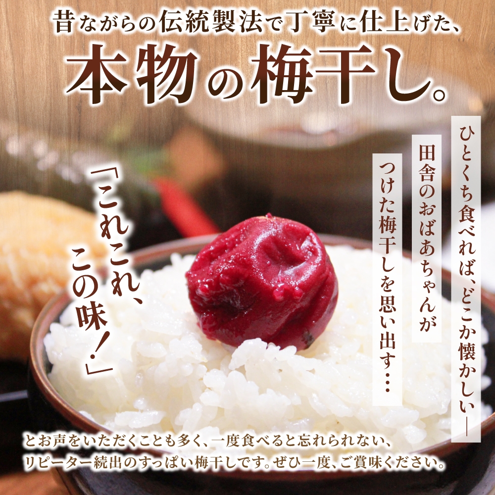 梅干し 無添加 南高梅 小分けタイプ 昔ながらのすっぱい しそ漬け梅干し 110g×2 梅干し 梅干 梅 うめ ウメ しそ梅干し しそ梅 人気 三重県 熊野市【frsn0019A】