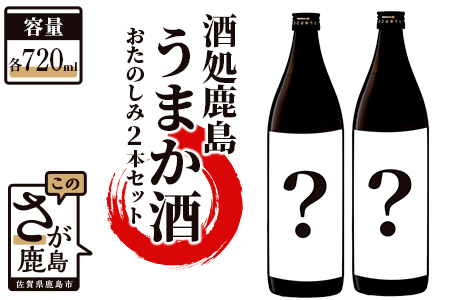 酒処鹿島のうまか酒 おたのしみセット(720ml×2本) 　 B-310