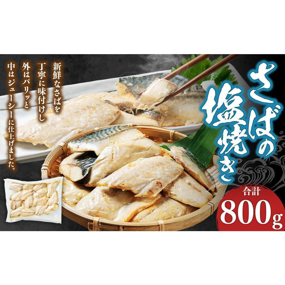 【ふるさと納税】【数量が選べる】さばの塩焼き 2～6パック (合計800g～2.4kg) | 魚介類 水産 食品 人気 おすすめ 送料無料