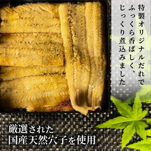  【 訳あり 】定期便 6ヶ月 国産 肉厚 煮 穴子 300g×6 計1.8kg 穴子