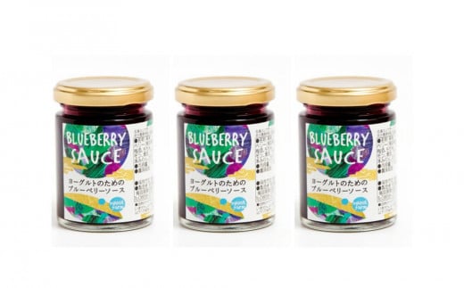 395.前田農園 ヨーグルトのためのブルーベリーソース3本セット|ヨーグルト ブルーベリー ブルーベリーソース ブルーベリージャム ジャム アイス バニラアイス 甘い 鳥取県 北栄町 おすすめ 人気