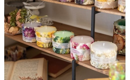 7Grace Candleのワークショップと商品購入に使えるチケット5000円分 / キャンドル インテリア 雑貨 ドライフラワー ハンドメイド プレゼント ギフト