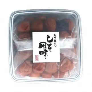 紀州南高梅 しそ風味梅干 1.2kg ご家庭用 【US14】