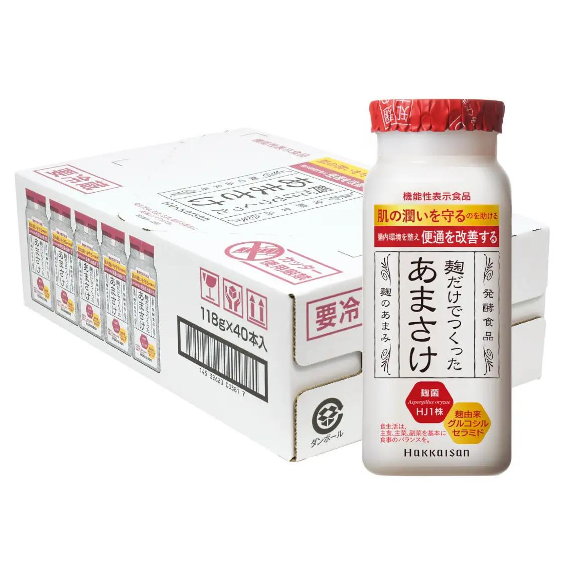 【定期便】八海山 麹だけでつくったあまさけ 118g 1ケース（40本入）【３か月】【定期便 八海山 麹 こうじ 米麹 甘酒 あま酒 あまさけ ノンアル セット すっきり 味わい ホット 飲み切り】
