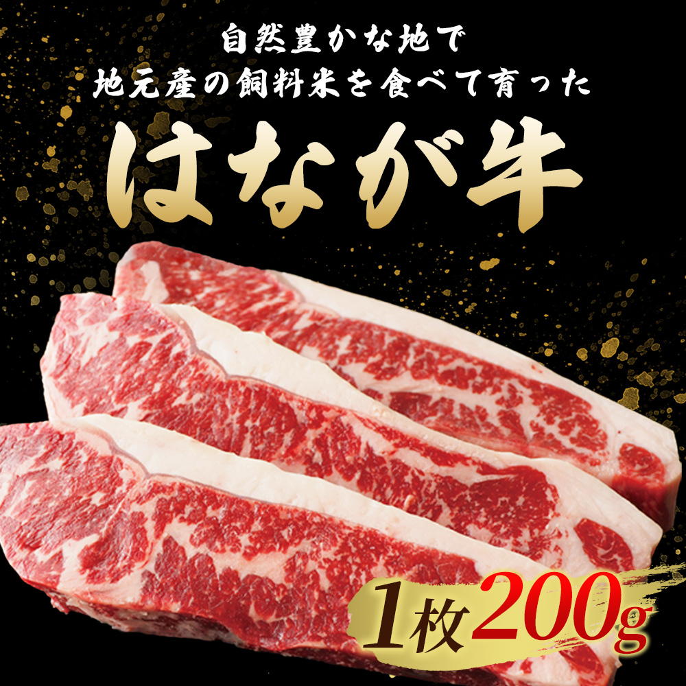 ＜熟成肉 はなが牛 ロースステーキ 3枚（1枚200g）＞ 牛肉 牛 肉 ろーすすてーき ステーキ サーロイン ブランド牛 鉄板焼き 焼き肉 焼肉 バーベキュー BBQ 国産 小分け 特産品 愛媛県 
