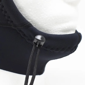 キャップ 2×1mm ブラックジャージ ダブサーフィングウェットスーツ つば付き ストレッチ素材 動きやすい 防寒 ブラック 黒 平塚市 神奈川県 XL