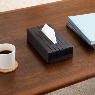 ふるさと納税 奥州市 心地よい暮らしをつくる ティッシュケース mini ブラック バンドシー [AR088] |  | 01