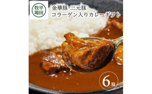 日本の米育ち金華豚・三元豚コラーゲン入りカレーギフト SC0503