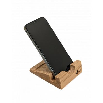 ふるさと納税 上勝町 上勝杉 木製 スマホスタンド　幅9cm×奥行き8.5cm×高さ3cm