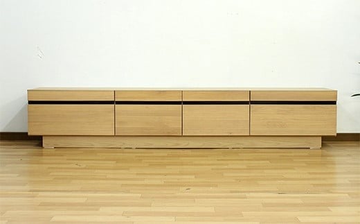 
            【開梱・設置】ミリオン 210cm テレビボード（ナチュラル）　AX053
          