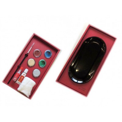 蒔絵体験キット『URUSHI DUY SET(マルチトレイ)』黒漆【1461527】